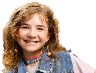 a photo of a kid smiling