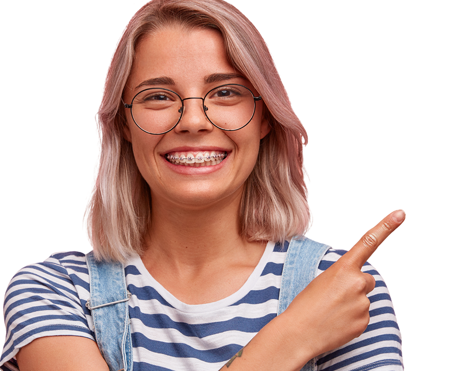 happy and smiling young woman