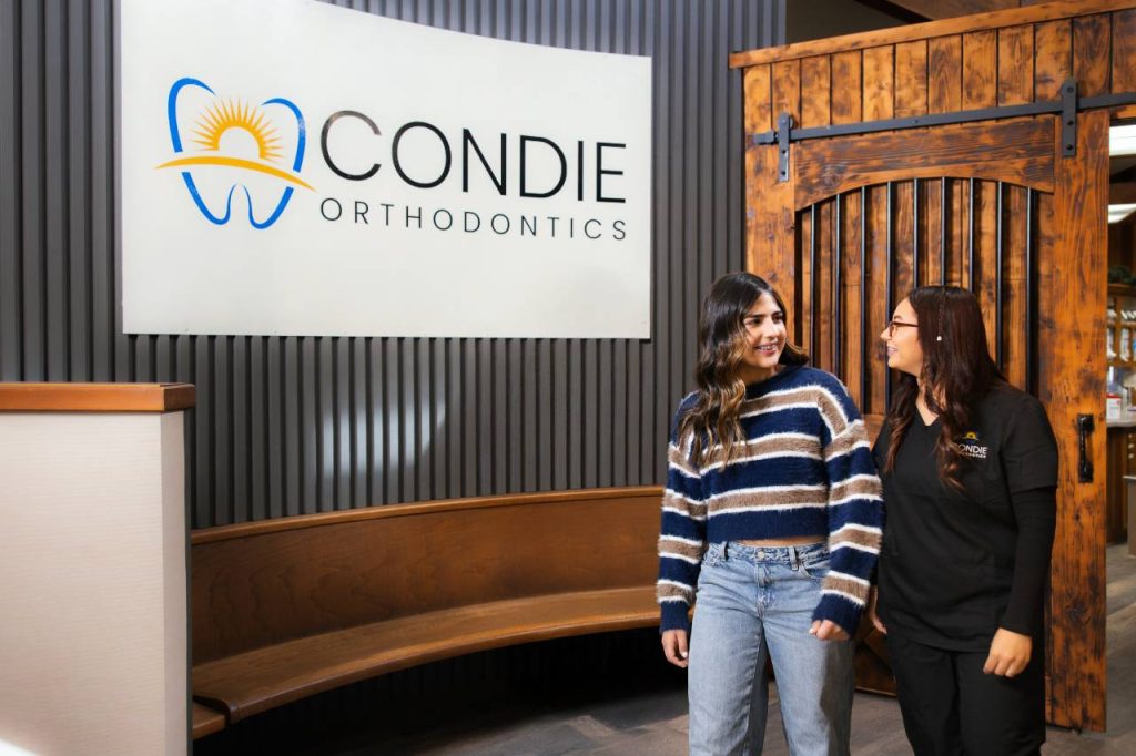 teen patient going to Condie Orthodontics clinic