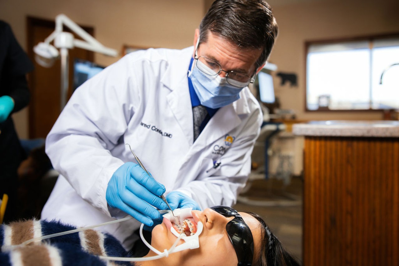 traditional braces treatment with Dr Condie